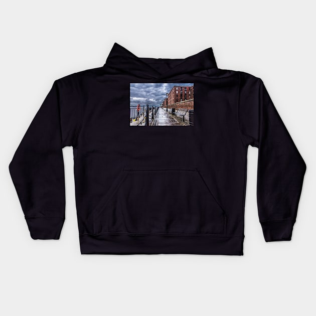 Albert Dock  Liverpool Kids Hoodie by static-shotz